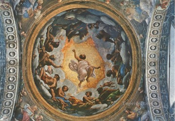 アントニオ・ダ・コレッジョ Painting - 聖ヨハネの逝去 ルネッサンスのマニエリスム アントニオ・ダ・コレッジョ